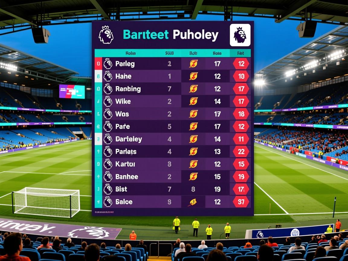 赛后英超积分榜变化成为关注焦点